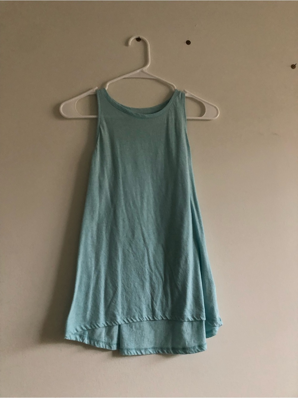 Old Navy Relaxed Light Aqua Scoop Neck Tank